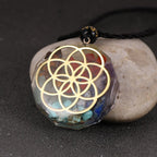 Collar con Colgante de Orgonita de Protección y Meditación para Hombre o Mujer