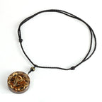 Collar con Colgante de Orgonita de Protección y Meditación para Hombre o Mujer