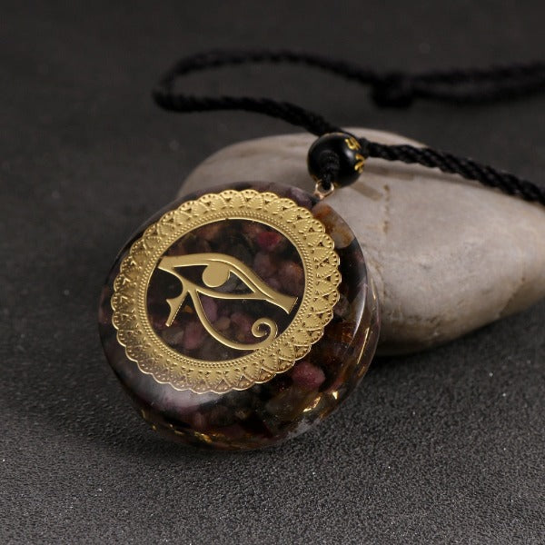 Collar con Colgante de Orgonita de Protección y Meditación para Hombre o Mujer