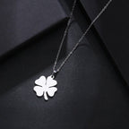 Colgante Trébol de 4 Hojas plata