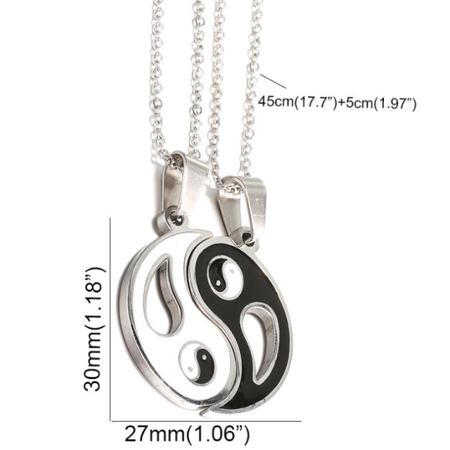 Colgante Yin Yang para Pareja