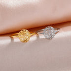 Anillo Pequeño Flor de la Vida Mujer plata
