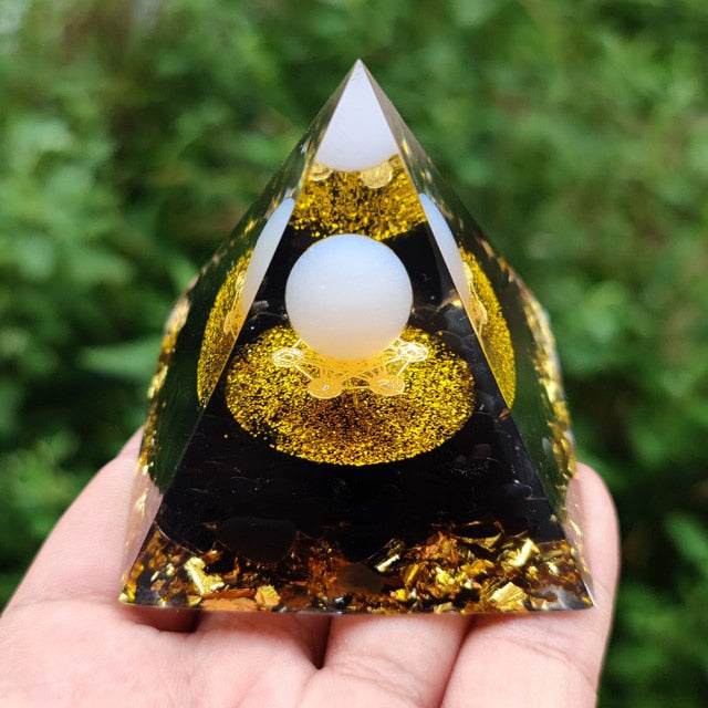 Pirámide Orgonite Protección & Meditación